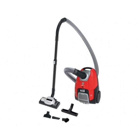 Hoover H-Energy 500 HE510HM 011 Ηλεκτρική Σκούπα 700W με Σακούλα 3.5lt Κόκκινη